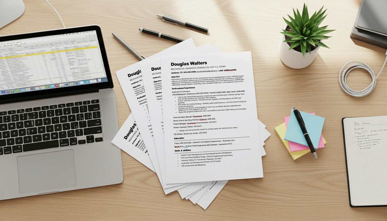 Overhead desk background