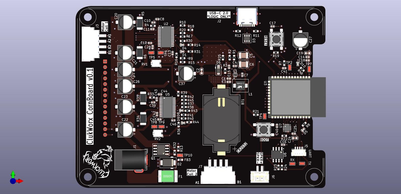KiCad Project - ESP32 Board Front